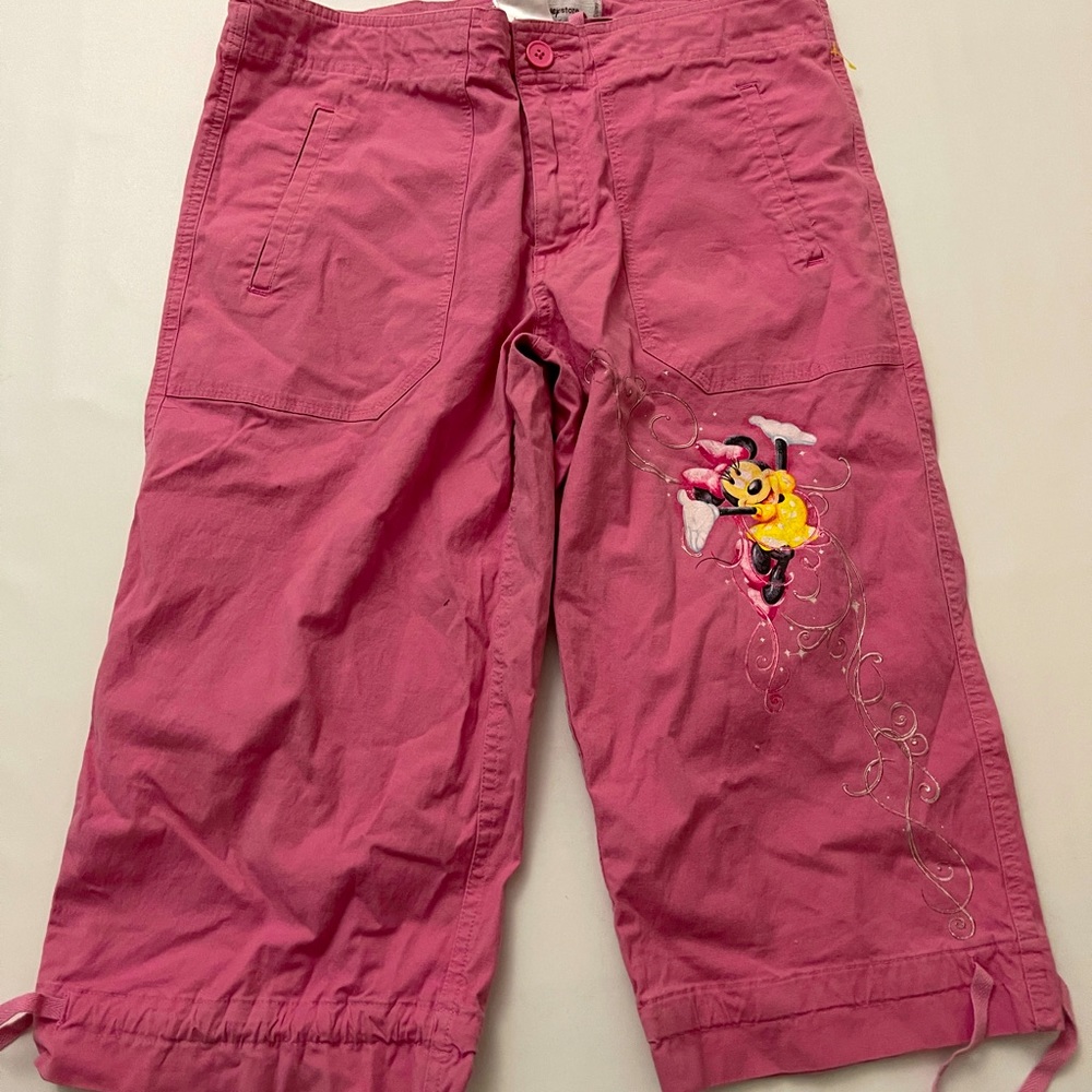 Y2K DISNEY CROPPED PANTS